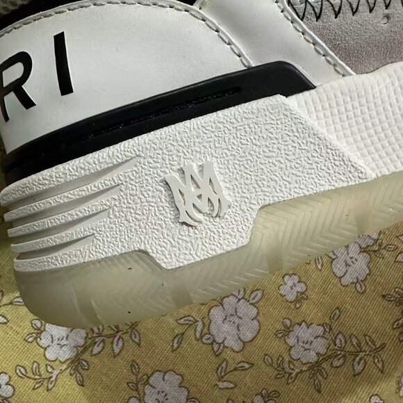 Amiri Low-Top Platform Height-Enhancing Sneakers White - Picture 7 of 9